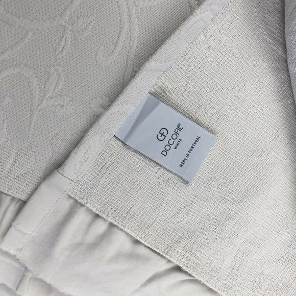 Cotton King Coverlet Textured Grey w 